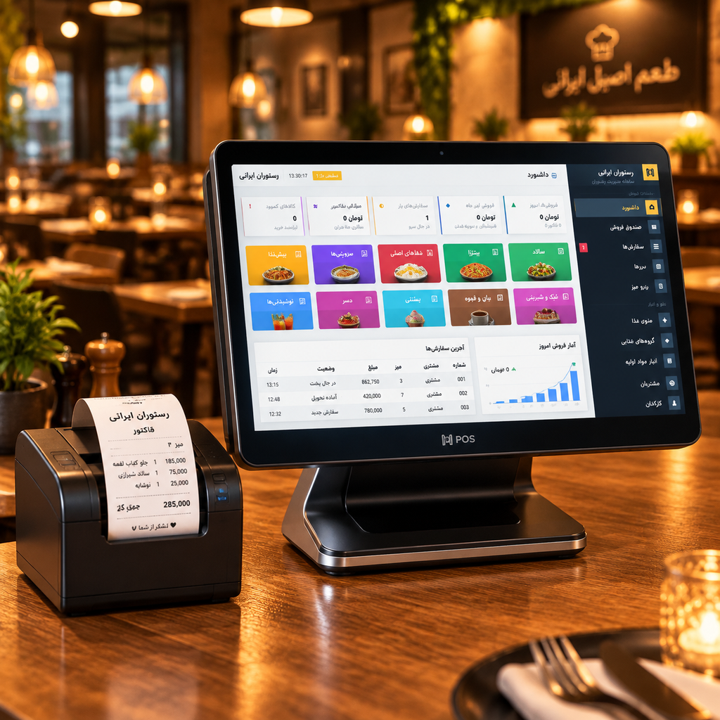 نرم افزار مدیریت رستوران